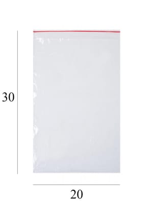 Грипперы 20*30 см Красная полоса 40 мкм AVIORA (100 шт.упак)