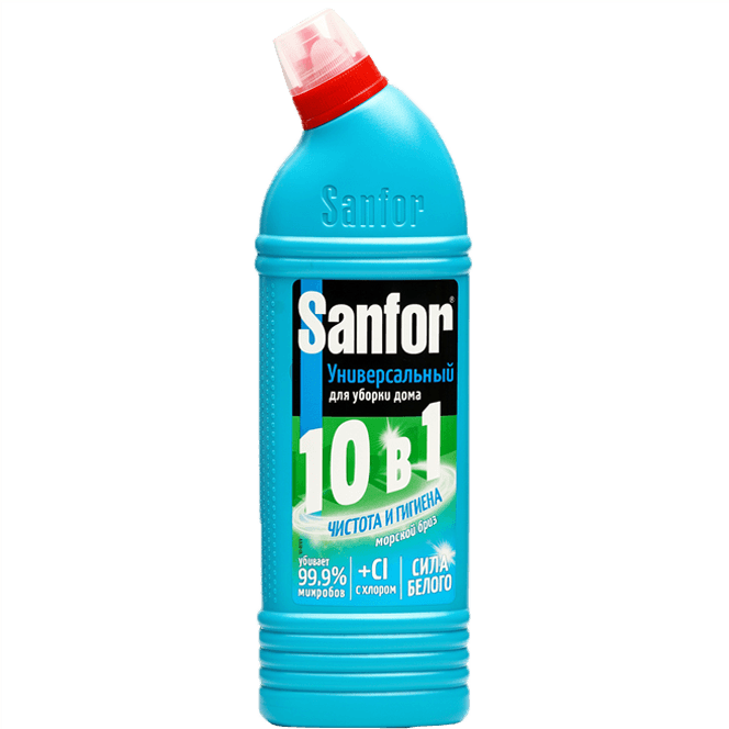 Чистящее средство 750 мл "Sanfor" Universal 10 в 1, Морской бриз
