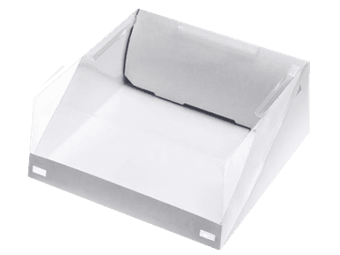 Короб картонный с окном для десертов 225*225*100 мм ForGenika SLIDE Dom Lid White Короб картонный с окном для десертов 225*225*100 мм ForGenika SLIDE Dom Lid White