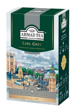 Чай 100 гр "AHMAD" черный рассыпной, Черный с ароматом бергамота Earl Grey Чай 100 гр "AHMAD" черный рассыпной, Черный с ароматом бергамота Earl Grey
