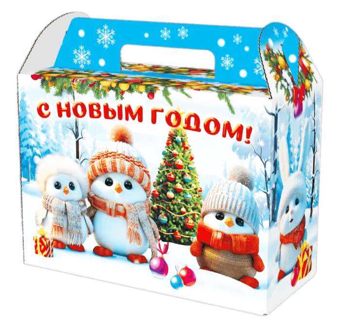 Коробка бумажная для конфет 1,5 кг Чемодан Малыши 230*100*165 Коробка бумажная для конфет 1,5 кг Чемодан Малыши 230*100*165