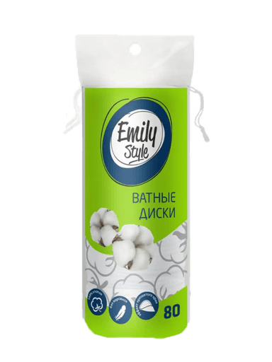 Ватные диски "Emily Style" (80 шт.упак) Ватные диски "Emily Style" (80 шт.упак)