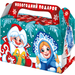 Коробка бумажная для конфет 0,5 кг НОВОГОДНИЙ ПОДАРОК Коробка бумажная для конфет 0,5 кг НОВОГОДНИЙ ПОДАРОК